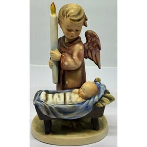 Rare Goebel Hummel Watchful Angel #194 TMK-2 Full Bee Incised 6.75” Tall